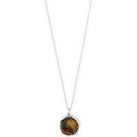 Pilgrim Sense Necklace Silver-Plated/Agate
