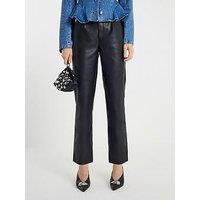 River Island Elastic Back Tapered Trouser - Black