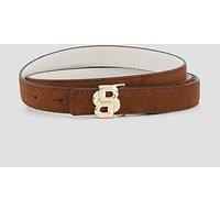 Boss Icon Leather Belt - Brown