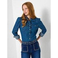 Joe Browns Tilly Denim Blouse - Blue