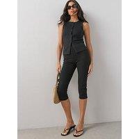 The Very Collection Capri Ponte Legging - Black