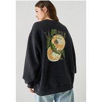 Hugo Classic Graphic Crew Neck Jumper - Black