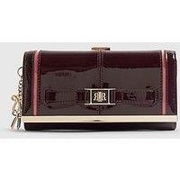 River Island Red Patent Bow Charm Purse