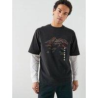 Oakley Mens Mtn Ridge T-Shirt - Black
