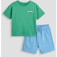 The Very Collection Boys Back Graphic And Short Set - Multi