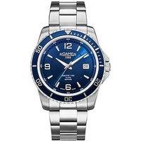 Roamer Of Switzerland Roamer Swiss Made Nautic Stainless Steel Watch With Blue Dial