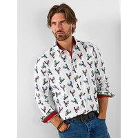 Joe Browns Sensational Stag Long Sleeve Shirt - White