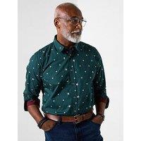 Joe Browns Sensational Star Long Sleeve Shirt - Green