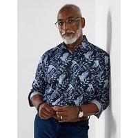 Joe Browns Beautiful Bird Long Sleeve Shirt - Grey