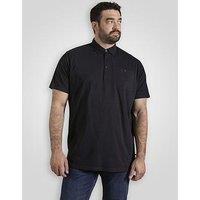 D555 Single Jersey Polo Shirt With Self Fabric Collar And Chest Pocket - Navy