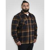 D555 Long Sleeve Heavy Shacket Overshirt - Navy