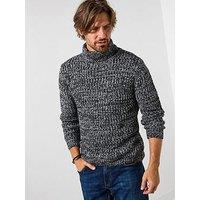Joe Browns Reel Roll Neck Knitted Jumper - Grey