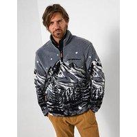 Joe Browns Climbing High Borg Fleece 1/4 Zip Sweat - Multi