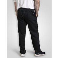 D555 Open Hem Joggers With Apparel Supplies Logo - Navy