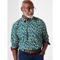 Joe Browns Splendid Bird Shirt - Green
