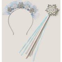 Monsoon Girls Frosted Dress Up Set - White