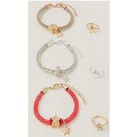 Monsoon Girls Festive Encased Bracelet Set - Gold