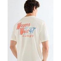 Wrangler Western Back Graphic T-Shirt - Off White