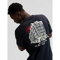 Lee Workwear Back Graphic Relaxed Fit T-Shirt - Navy