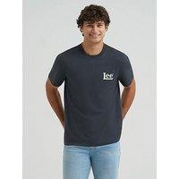 Lee Essential Back Graphic Relaxed Fit T-Shirt - Black