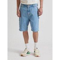 Lee Carpenter Relaxed Fit Shorts - Light Blue