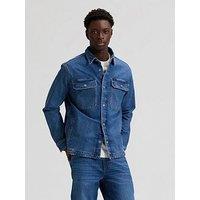 Lee 2 Pocket Relaxed Fit Denim Overshirt - Blue