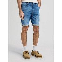 Lee 5 Pocket Denim Shorts - Blue