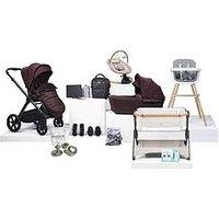 Bababing! 18 Piece Raffi Mkii Travel, Home & Feeding Bundle With Spin Car Seat & Isofix Base - Heritage