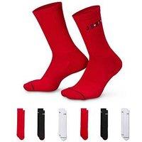Jordan Nike Unisex Everyday Crew Socks 6 Pack - Multi