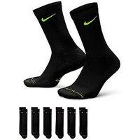 Nike Unisex Everyday Elevated Crew Socks 6 Pack - Multi