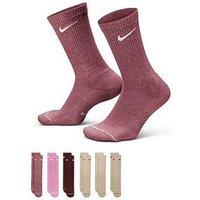 Nike Unisex Everyday Elevated Crew Socks 6 Pack