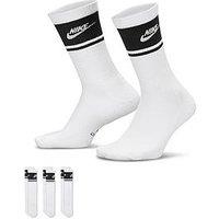 Nike Unisex Everyday Elevated Crew Socks 3 Pack - Multi