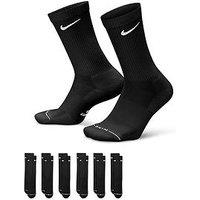 Nike Unisex Everyday Elevated Crew Socks 6 Pack - Multi