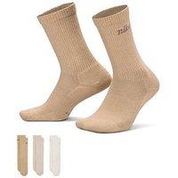 Nike Unisex Everyday Elevated Graphic Crew Socks 3 Pack - Multi
