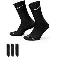 Nike Unisex Everyday Elevated Crew Socks 3 Pack - Multi