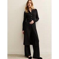 New Look Black Soft Touch Longline Cardigan