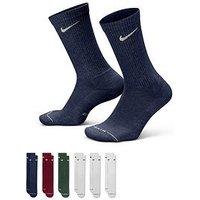 Nike Unisex Everyday Elevated Crew Socks 6 Pack