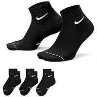 Nike Unisex Everyday Elevated Ankle Socks 3 Pack - Multi
