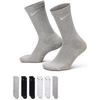 Nike Unisex Everyday Elevated Crew Socks 6 Pack - Multi
