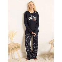 Long Tall Sally Sleepy Season Pyjama Set - Blue