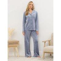 Long Tall Sally Super Luxe Pyjama Set - Blue