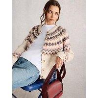 White Stuff Arctic Fairisle Cardigan - Multi
