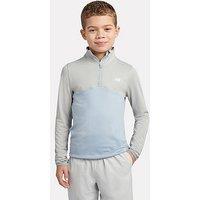 New Balance Junior Boys Athletic Quarter Zip - Grey