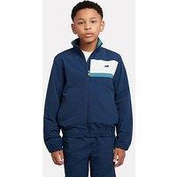 New Balance Junior Boys Premium Panelled Track Jacket - Navy