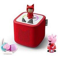 Tonies Toniebox 2 Peppa Pig Bundle - Red