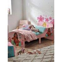 Disney Princess Toddler Bed: Sturdy Engineered Wood Construction, Guarded Sides, Wooden Slats, Fits 140Cm X 70Cm Mattress (Mattress Not Included)