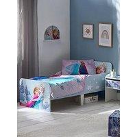 Disney Frozen Toddler Bed - Sturdy Engineered Wood Construction, Guarded Sides, Wooden Slats, Fits 140Cm X 70Cm Mattress (Mattress Not Included)