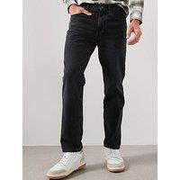 Mango Lori Straight Leg Jeans - Black