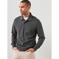 Mango Shangaip Polo Sweatshirt - Dark Grey