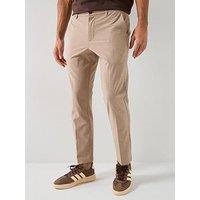 Mango Bologna Stretch Slim Trousers - Beige